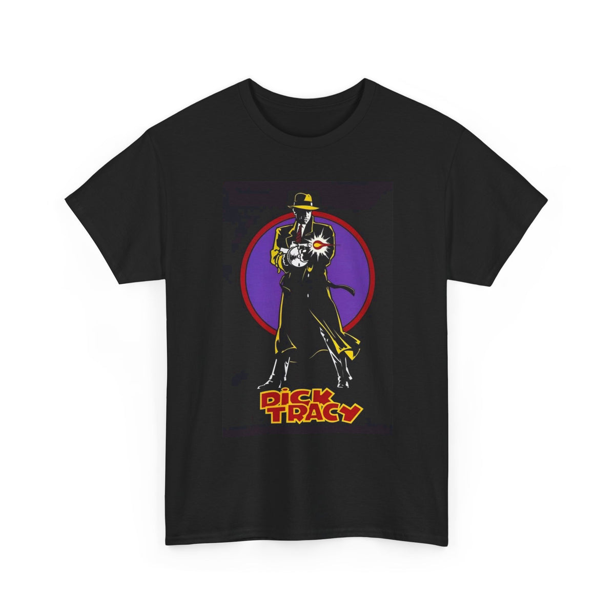 Dick Tracy Graphic T Shirt Vintage Poster Retro Unisex Heavy Cotton Tee