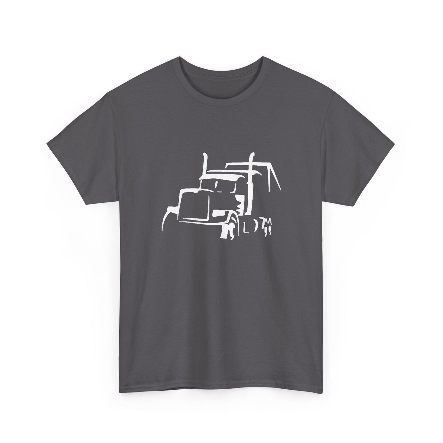 Semi Truck Trailer Hauling Graphic T Shirt NEW Adult Regular Sizing Tee