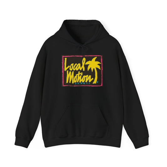 Local Motion Hawaii Surfing Graphic Hoodie Unisex Heavy Blend™ Hooded Sweatshirt