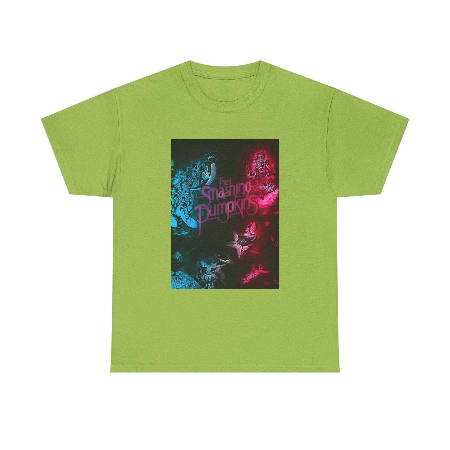 The Smashing Pumpkins Tshirt Vintage Merch Neon Unisex Heavy Cotton Tee