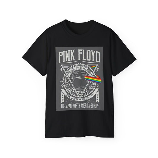 Pink Floyd Tshirt retro art rainbow rock band vintage tee Ultra Cotton Tee