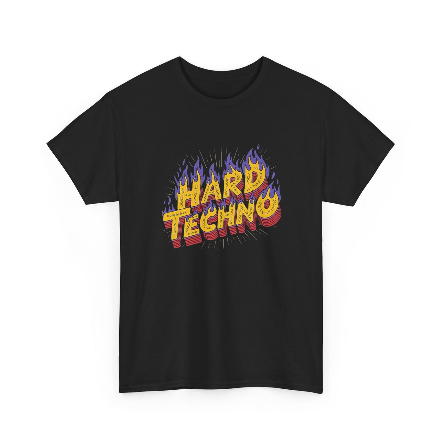 Hard Techno Graphic T Shirt NEW Adult Unisex Heavy Cotton Tee