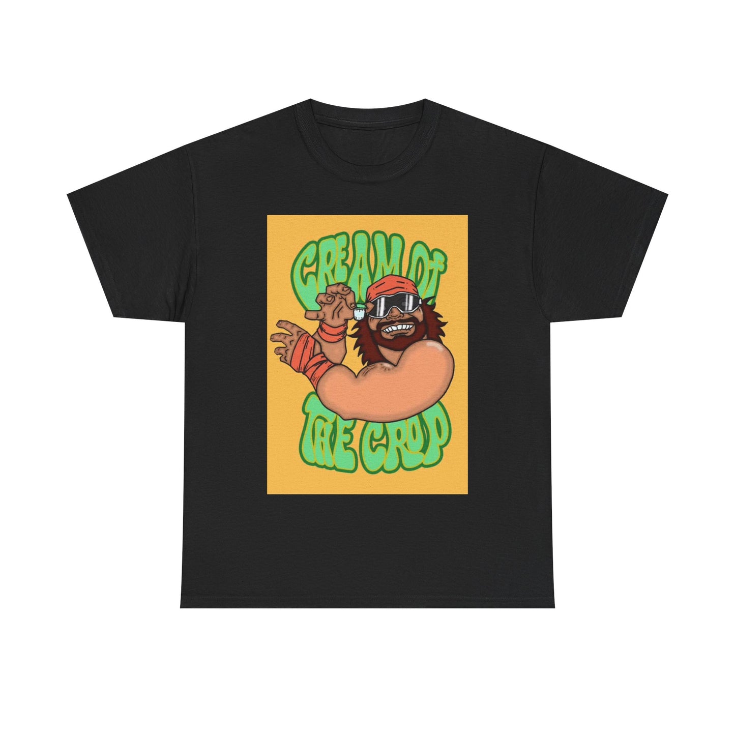 Macho Man Tshirt Vintage Wrestling Graphic WWE Unisex Heavy Cotton Tee WWF