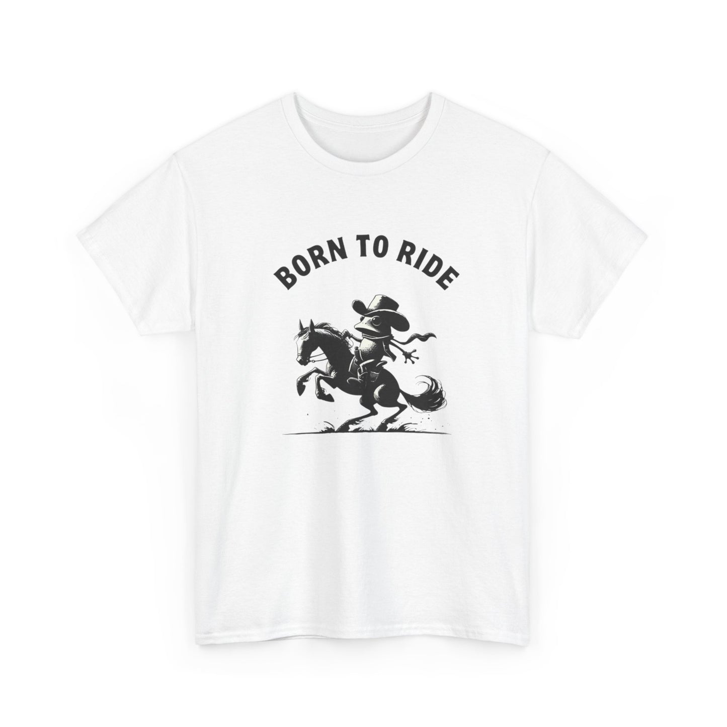 Born To Ride Funny Graphic T Shirt NEW Heavy Cotton Tee
