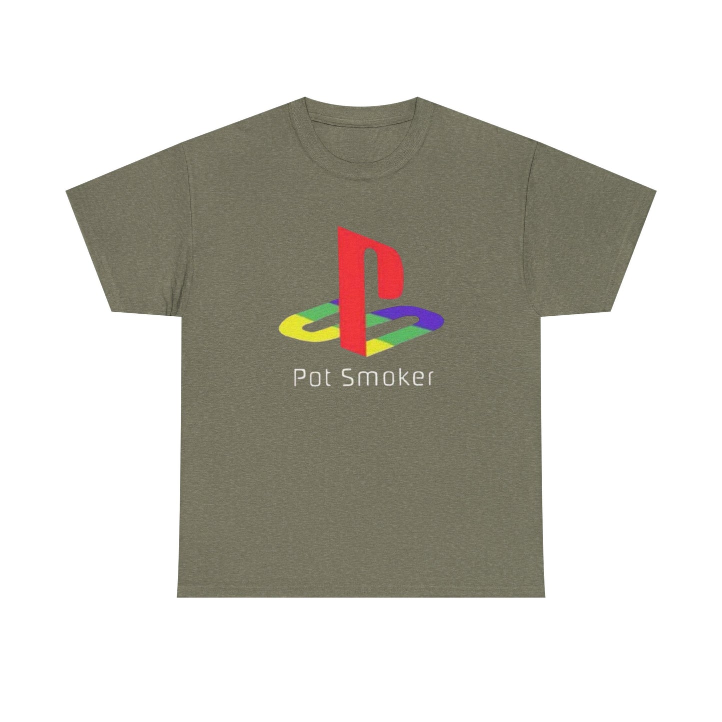 Pot Smoker Funny Gaming Humor Graphic T Shirt S-5XL Unisex Cotton