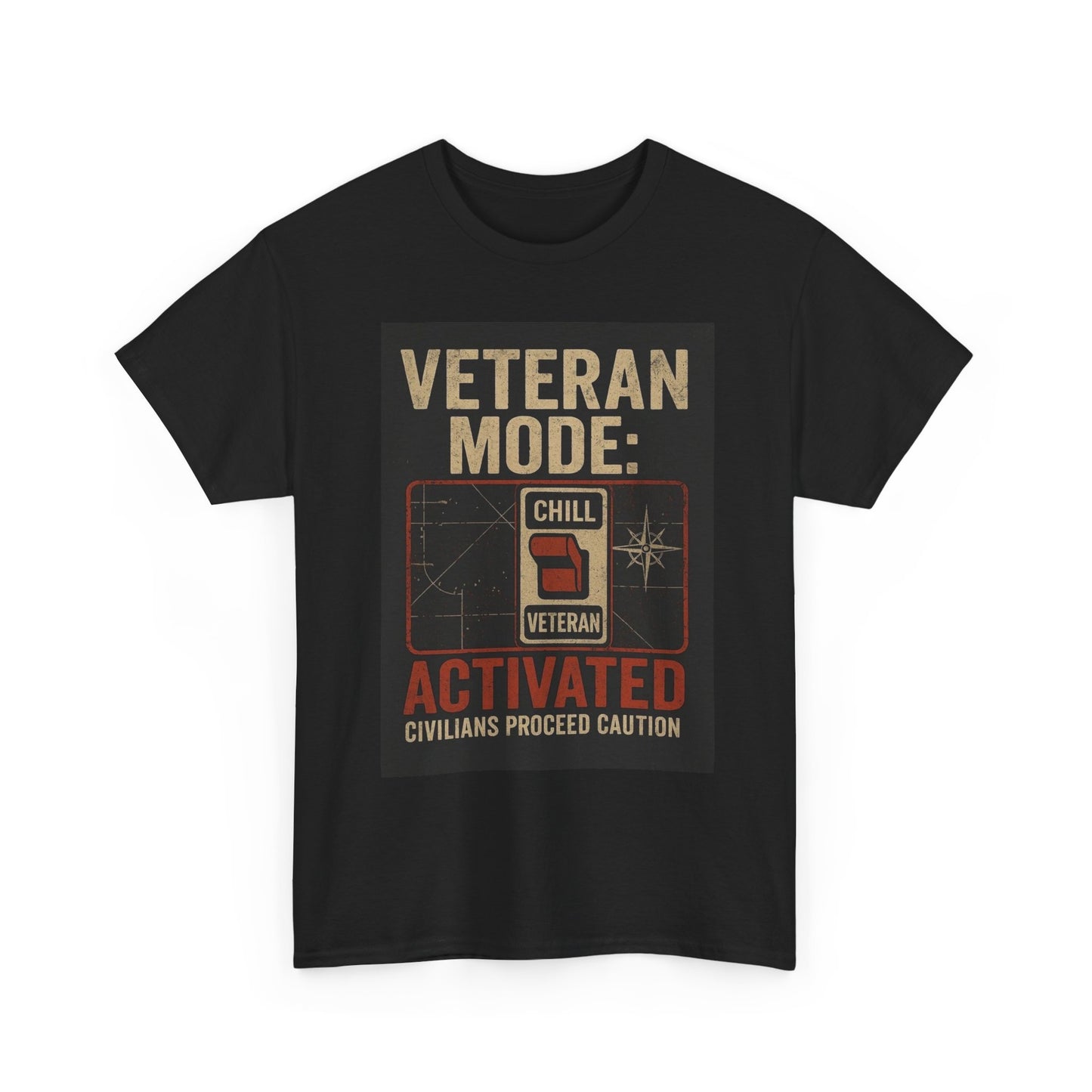 Veteran Mode Activated Graphic T Shirt Gift Apparel Cotton Tee