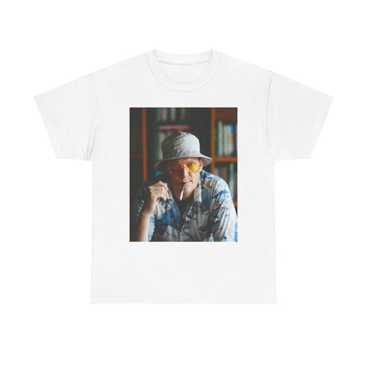 Hunter S Thompson Graphic T Shirt Vintage Fear And Loathing Unisex Heavy Cotton