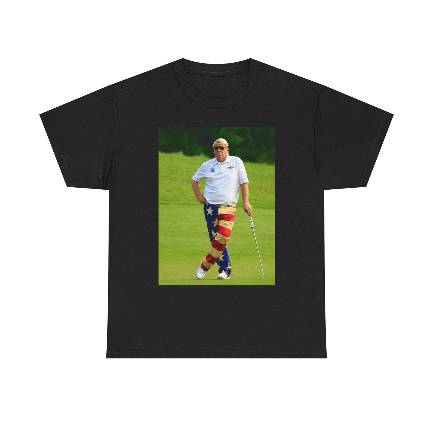 John Daly Vintage Golfing Graphic T Shirt Men's Heavy Cotton Tee