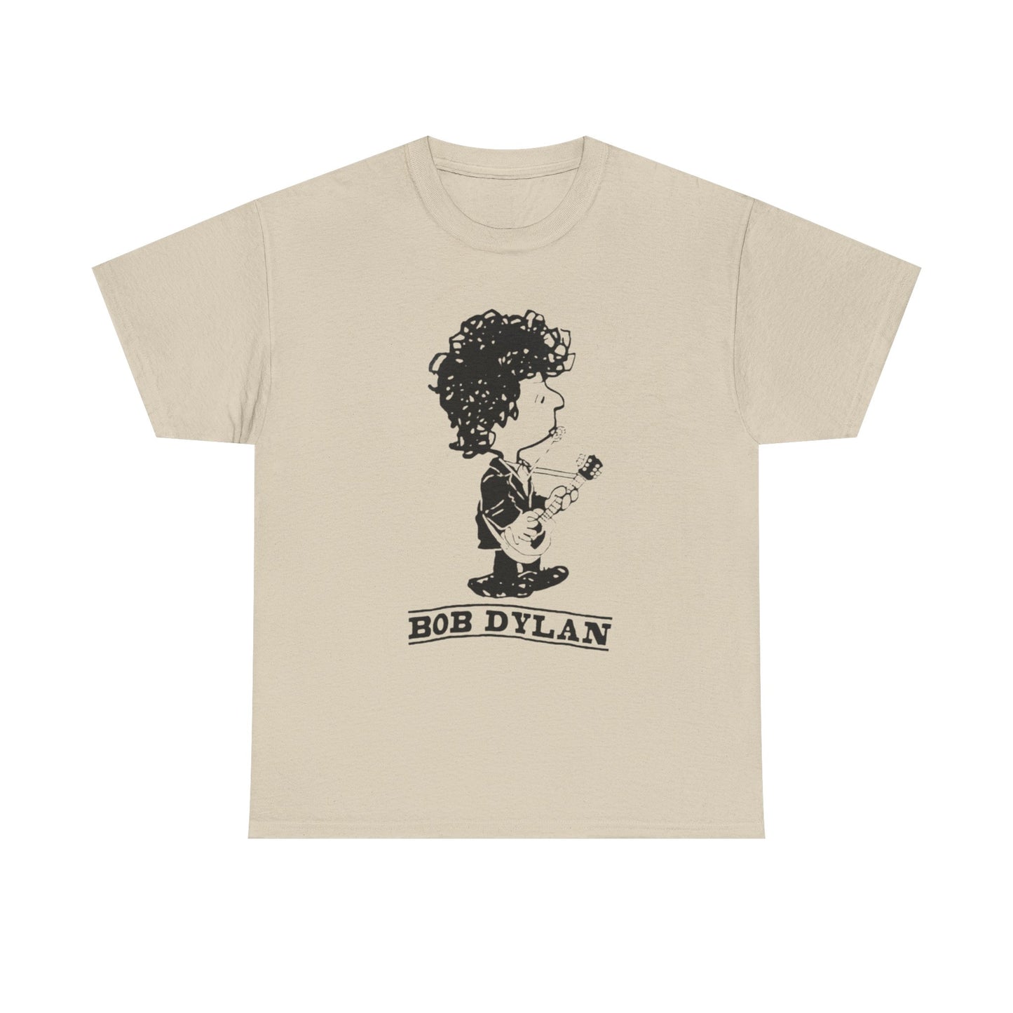 Bob Dylan Graphic T Shirt Vintage Rock Blue Grass Retro Unisex Heavy Cotton Tee