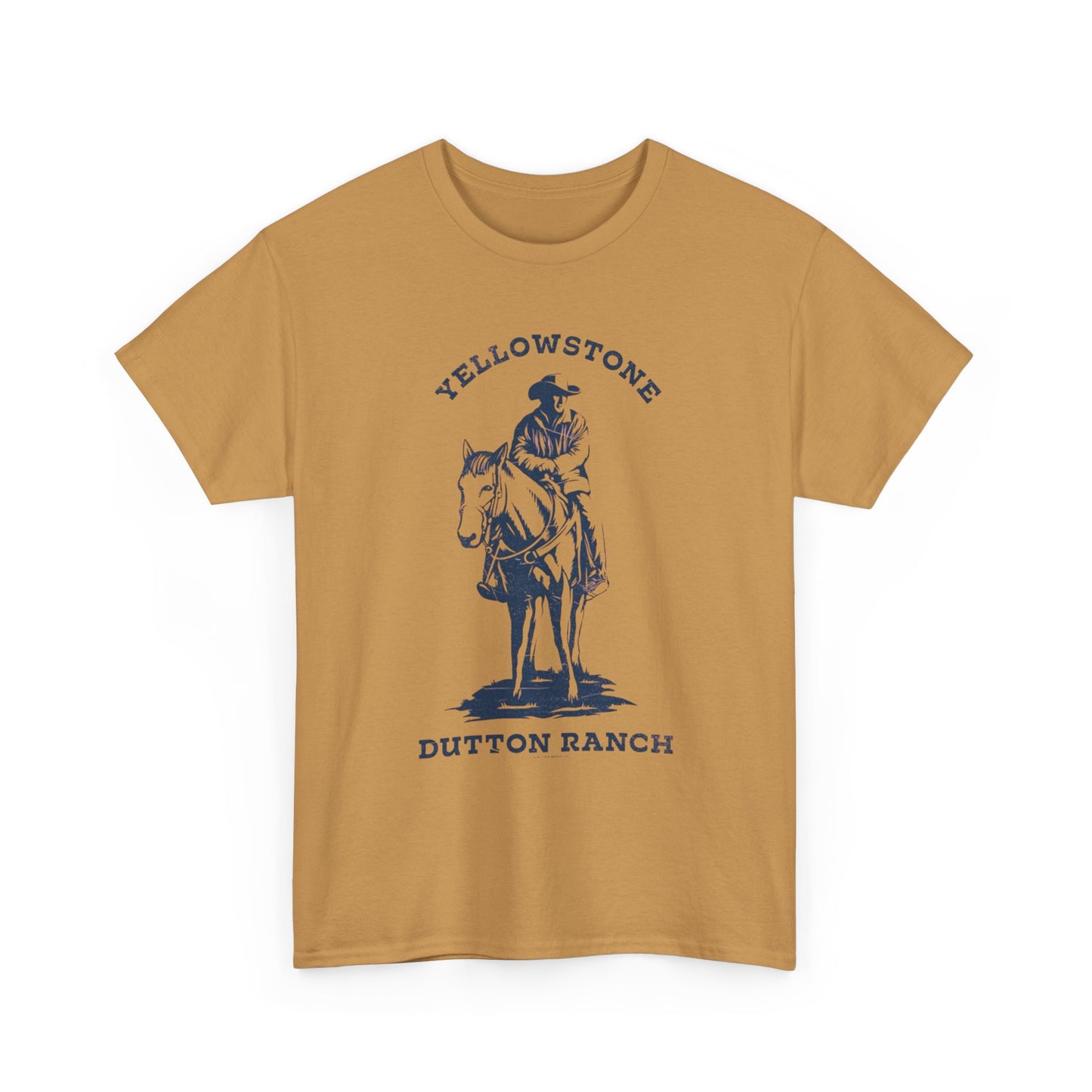 Yellowstone Dutton Ranch Vintage Graphic T Shirt Unisex Heavy Cotton New Gift