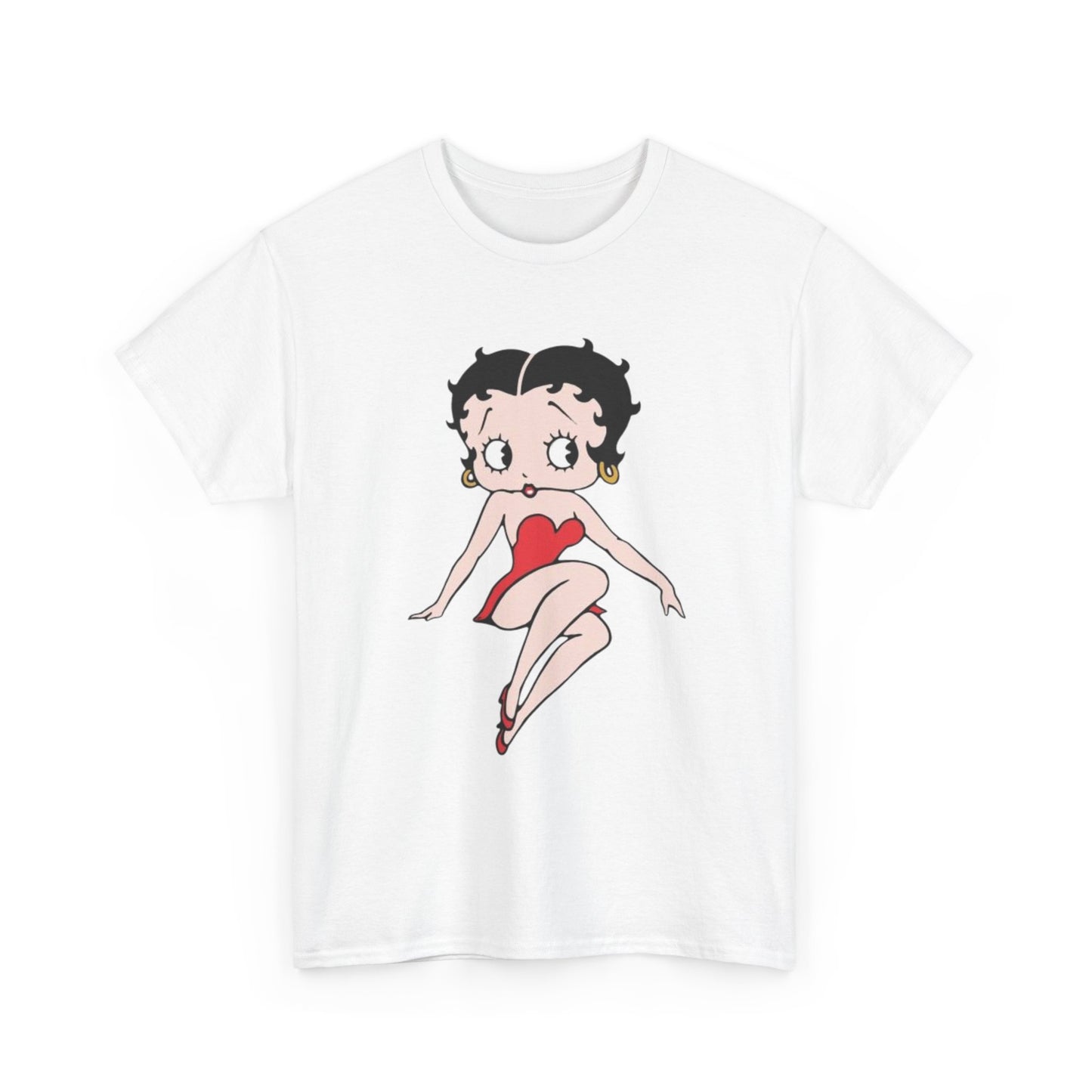 Betty Boop Graphic T Shirt Vintage Retro Art Unisex Heavy Cotton Tee 5