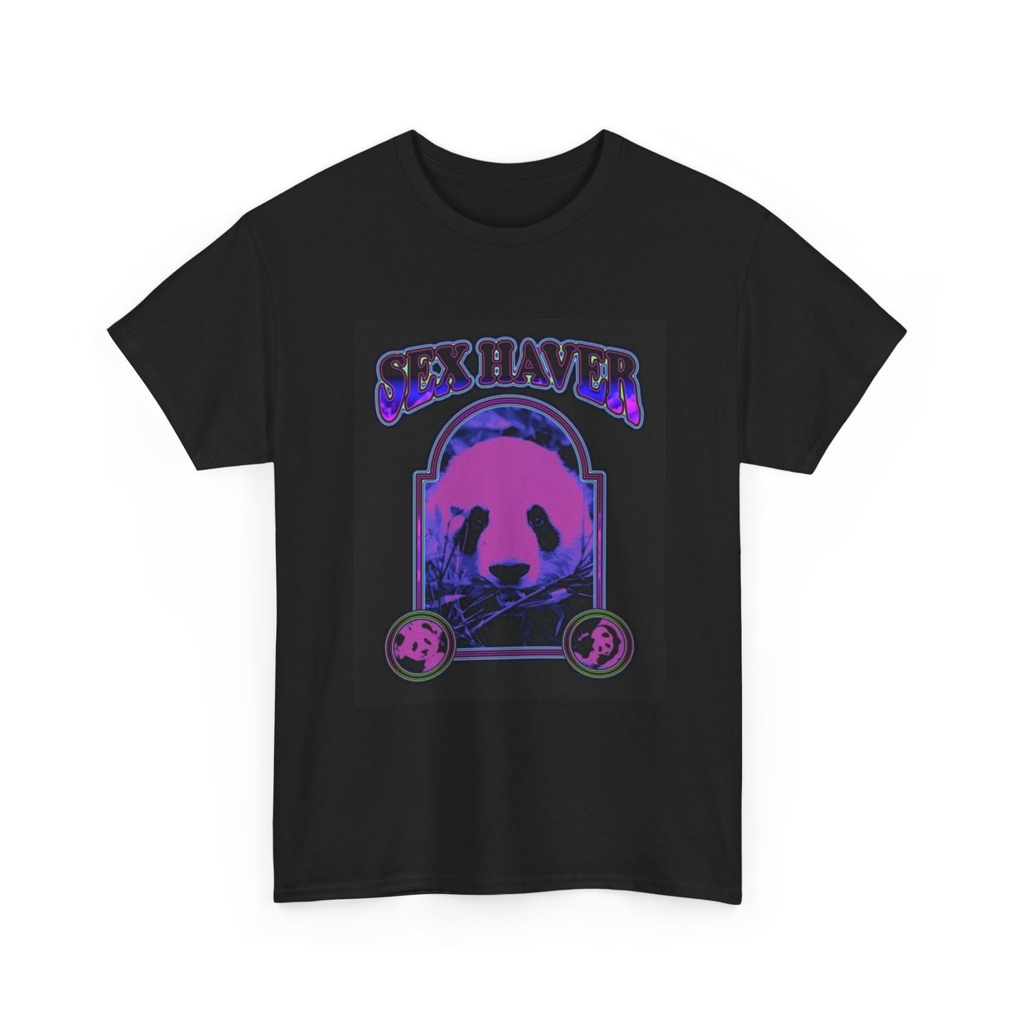 Sex Haver Tshirt Funny Gift Cute Panda Comedy Unisex Heavy Cotton Tee