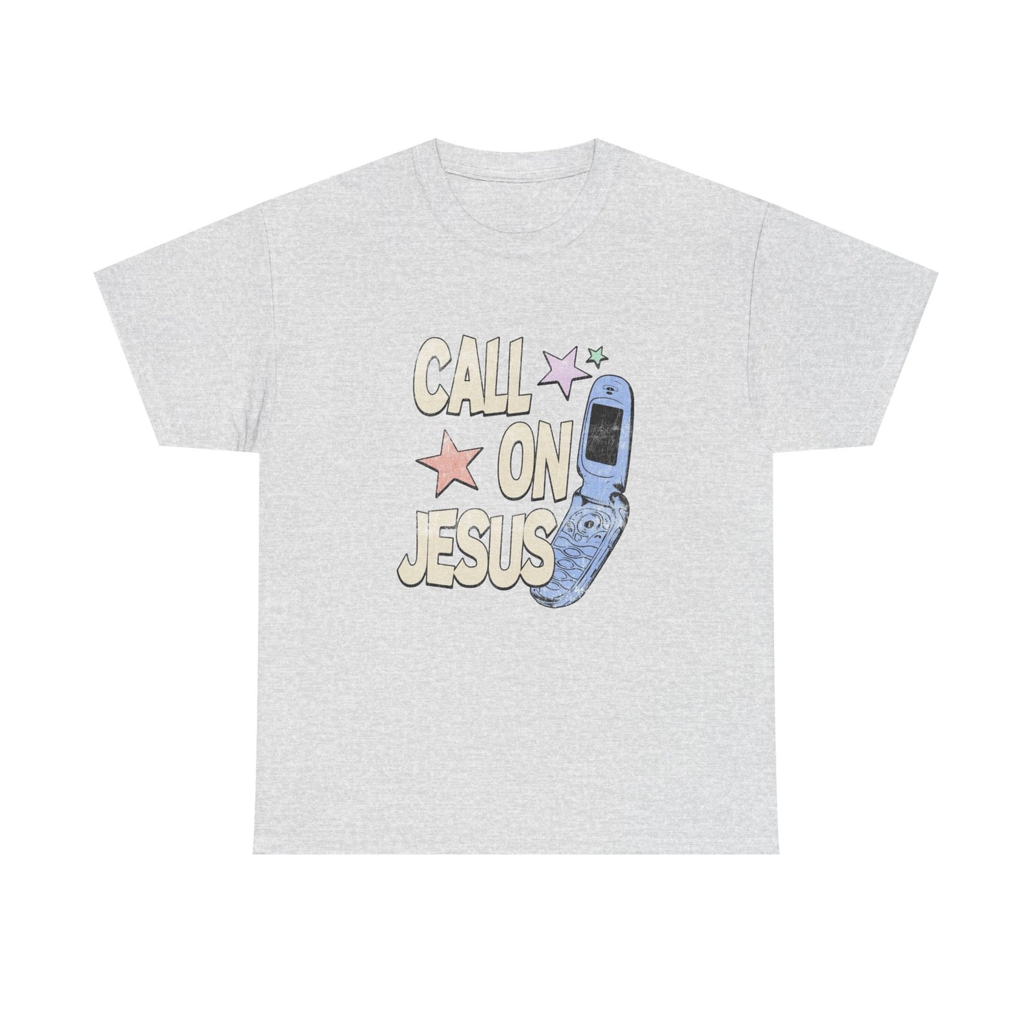Call On Jesus Graphic T Shirt Unisex Heavy Cotton Tee