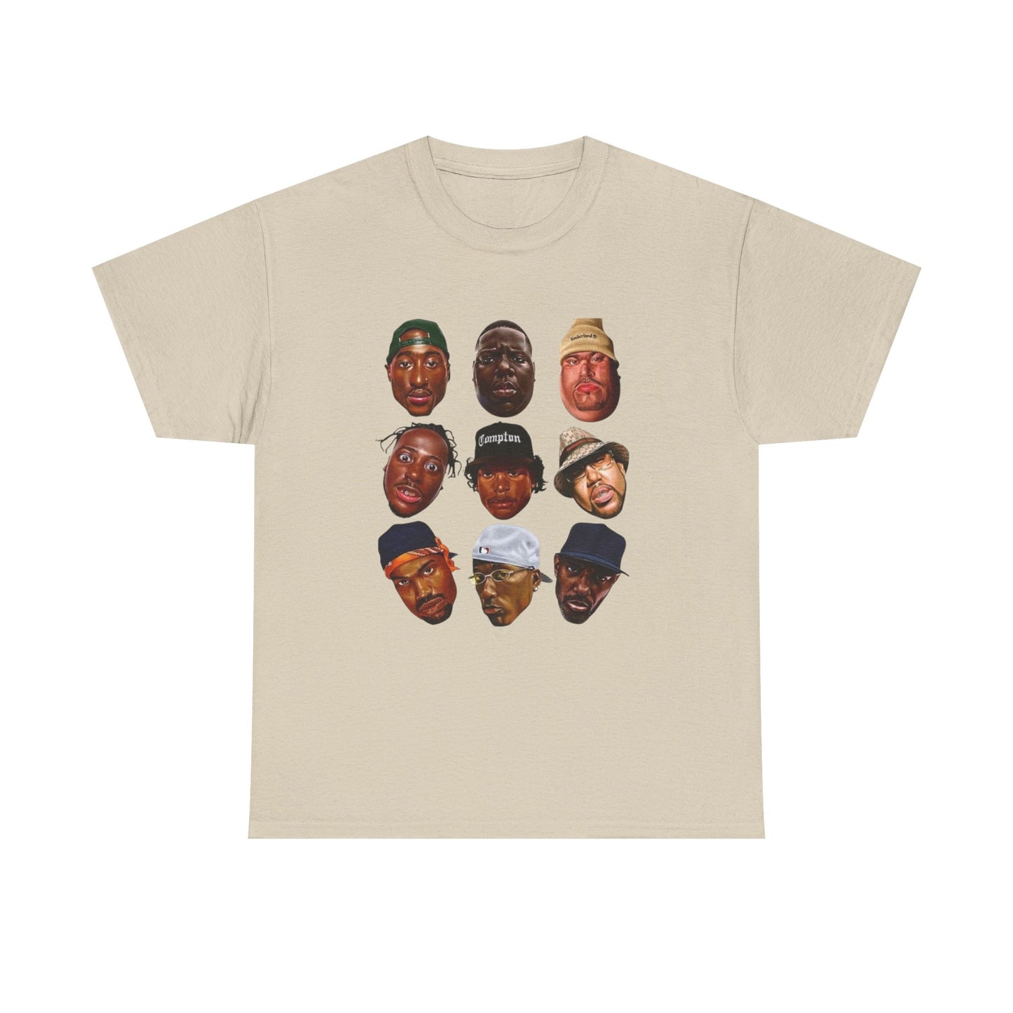 Hip Hop Legends Rap Vintage Graphic T Shirt NEW Unisex Heavy Cotton Tee