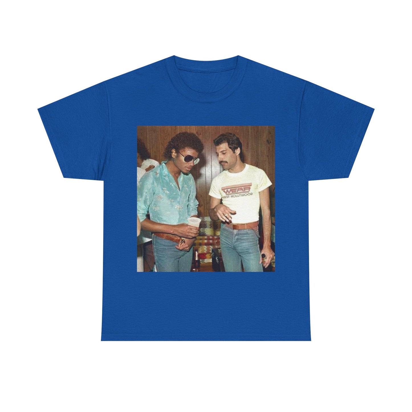 Michael jackson Queen tshirt vintage 80s retro graphic Unisex Heavy Cotton Tee
