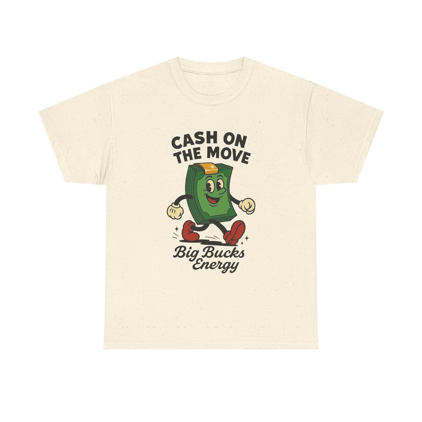 Cash On The Move Graphic T Shirt NEW GIFT Unisex Heavy Cotton Tee