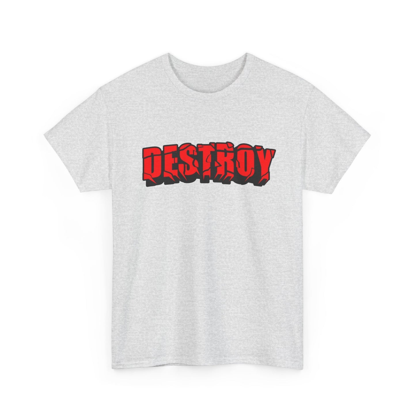 Destroy Skateboards Graphic T-Shirt Unisex Comfy Heavy Cotton Tee