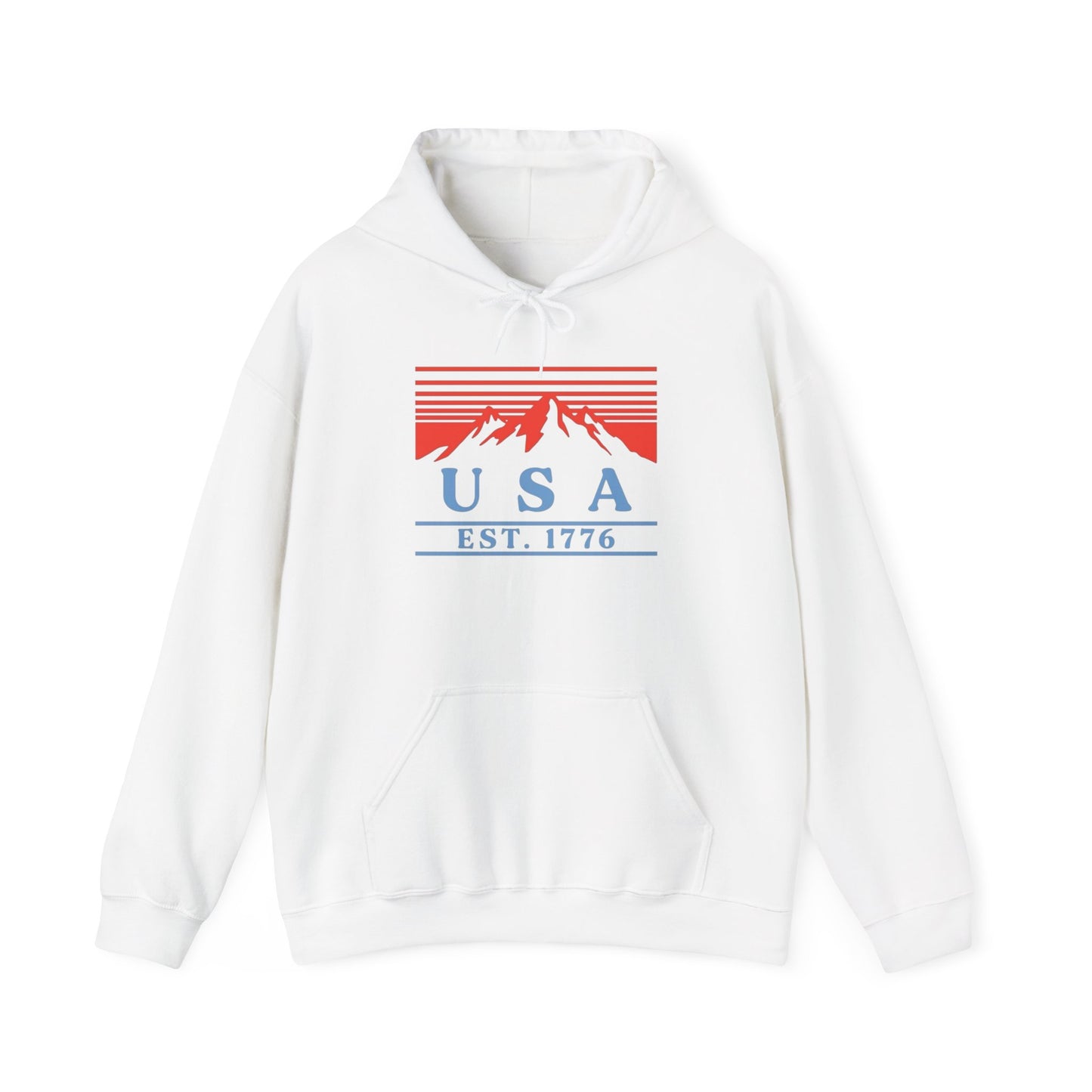 USA 1776 Graphic Hoodie Unisex Heavy Blend™ Hooded Sweatshirt