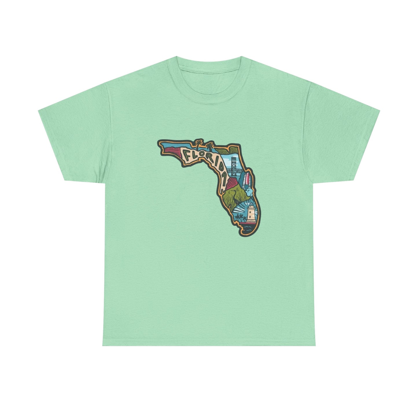 Florida Town USA Graphic T Shirt NEW Adult Tee