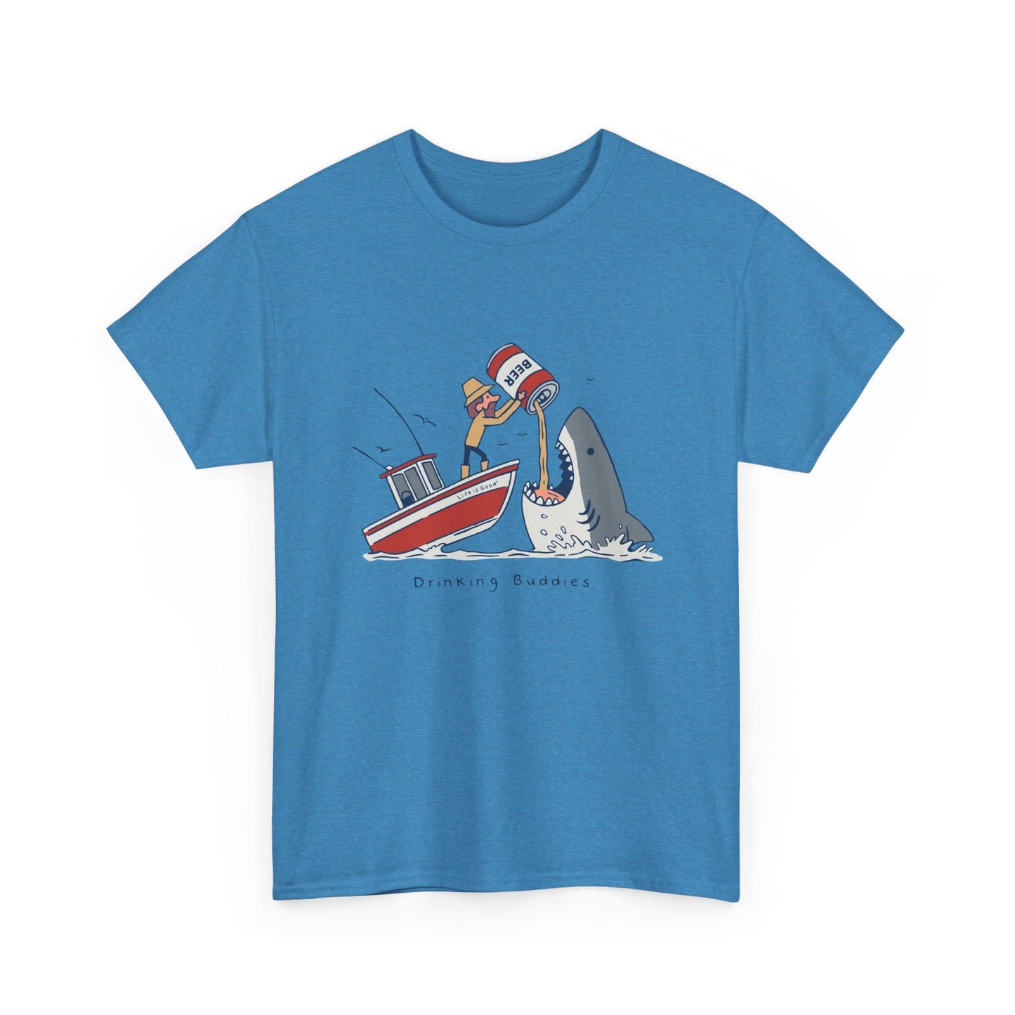 Drinking Buddies Funny T Shirt Graphic Unisex Heavy Cotton Tee NEW GIFT