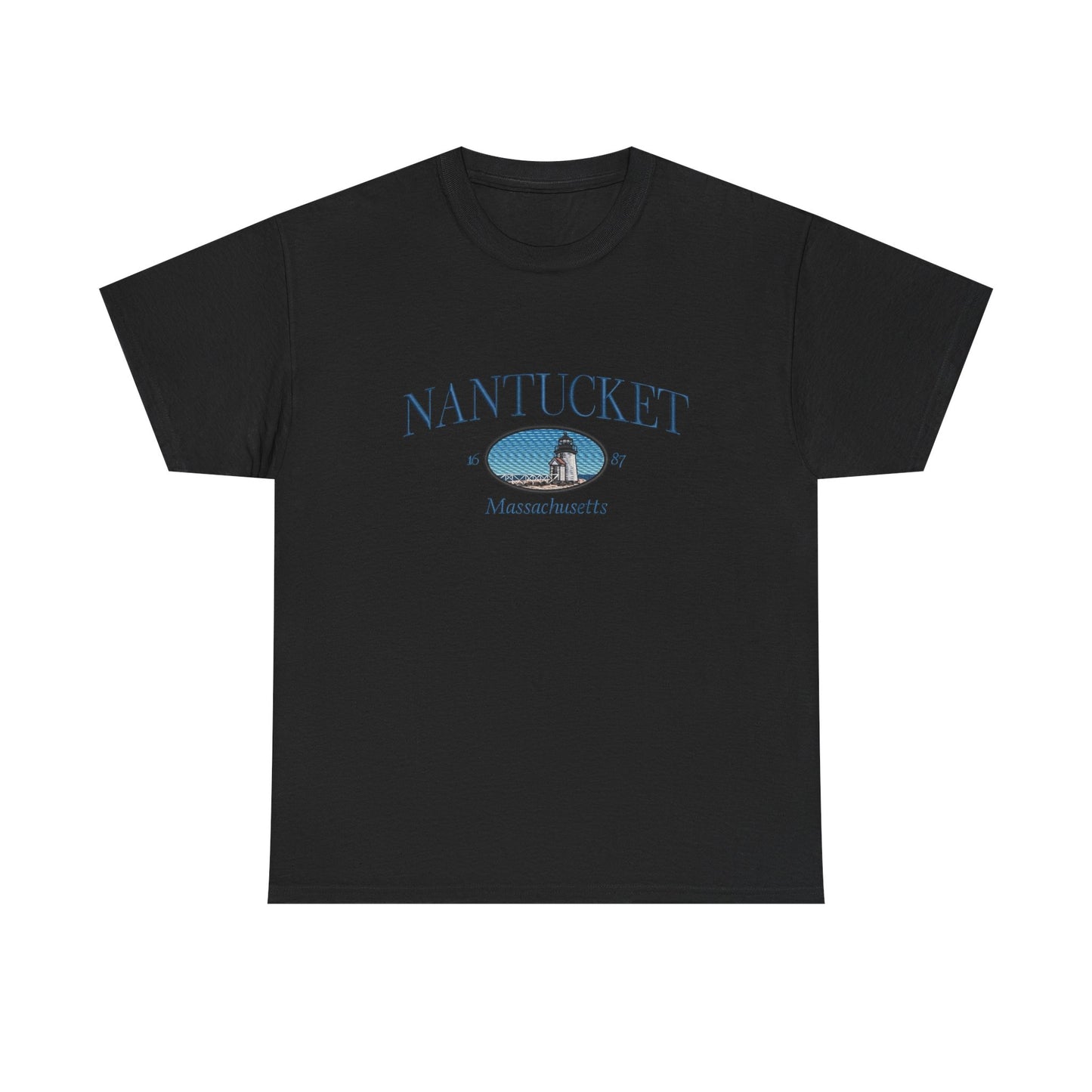 Nantucket Massachusetts Graphic T Shirt NEW Unisex Heavy Cotton Tee