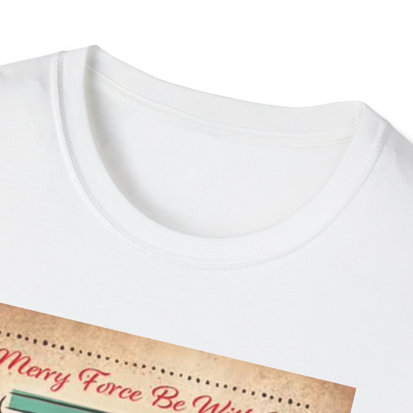 Merry Force Be With You Graphic T Shirt Vintage Star wars Christmas holidays