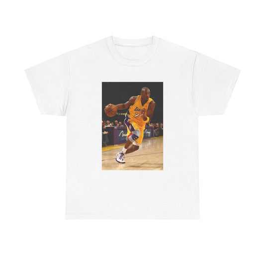Kobe BasketBall Tshirt Vintage Lakers Retro Dunk Unisex Heavy Cotton Tee LA Cali