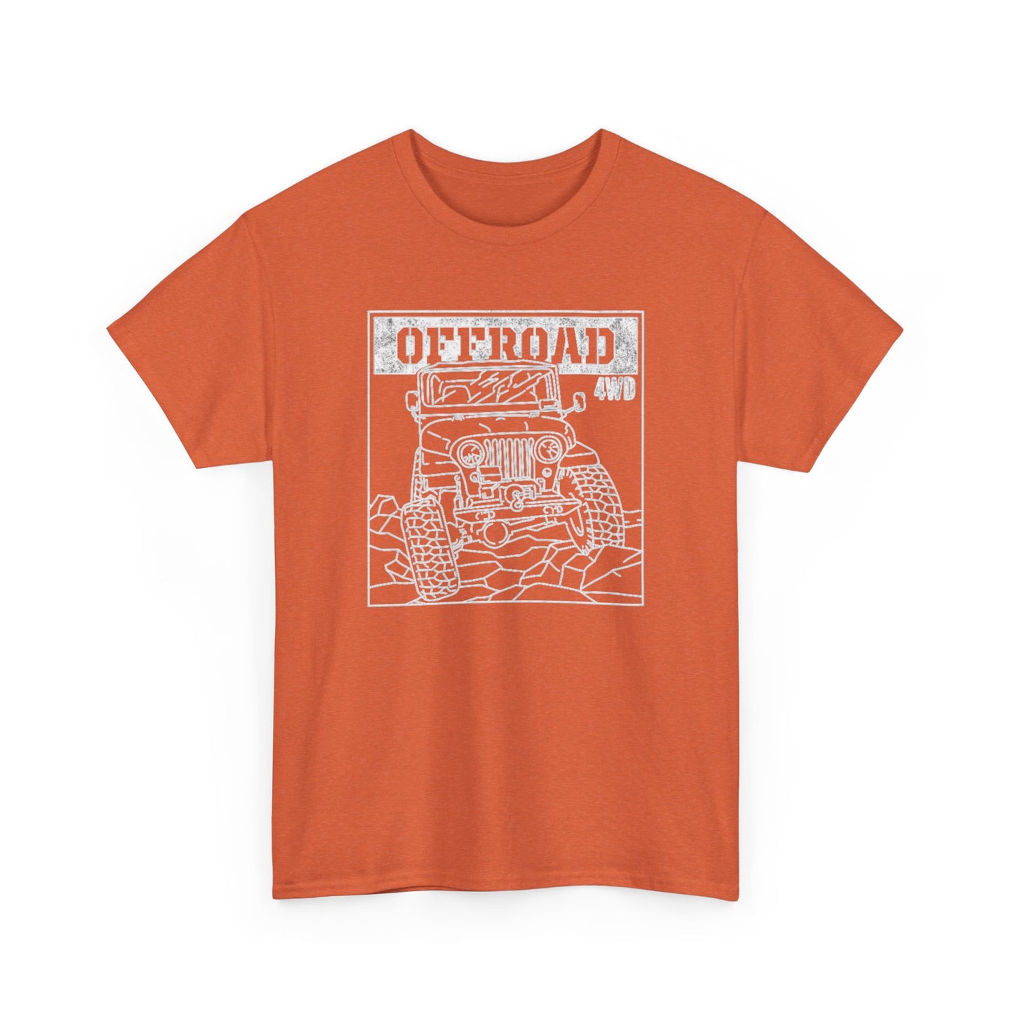 Offroad 4wd Retro Trailboss Graphic T Shirt NEW Unisex Heavy Cotton Tee
