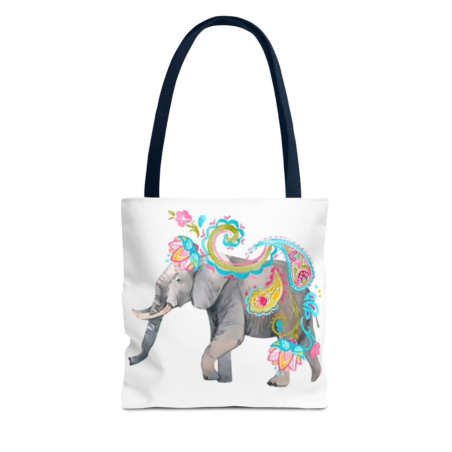 Elephant Multi Color BRAND NEW MODERN Tote Bag (AOP)