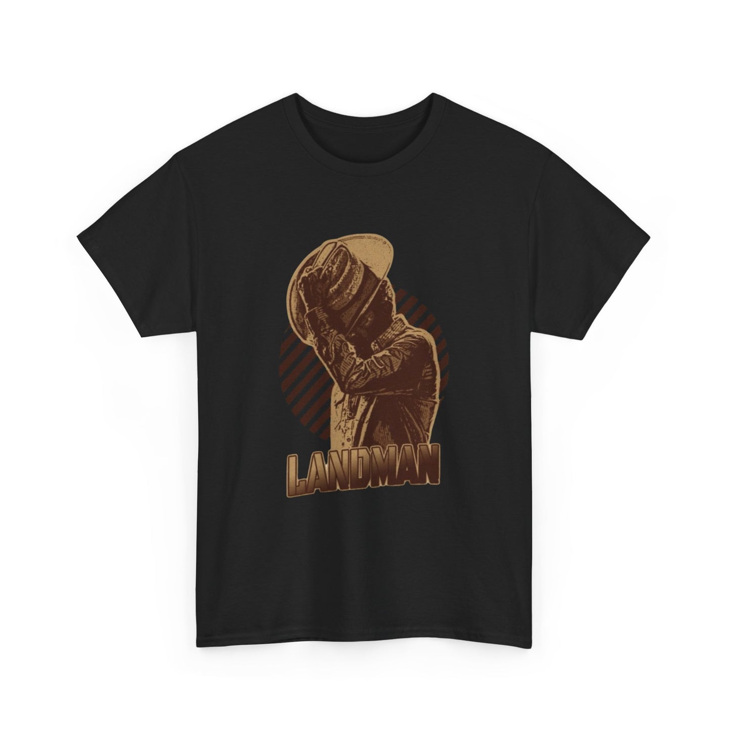 Landman Retro Texas Oil Graphic T Shirt NEW Unisex Heavy Cotton Tee