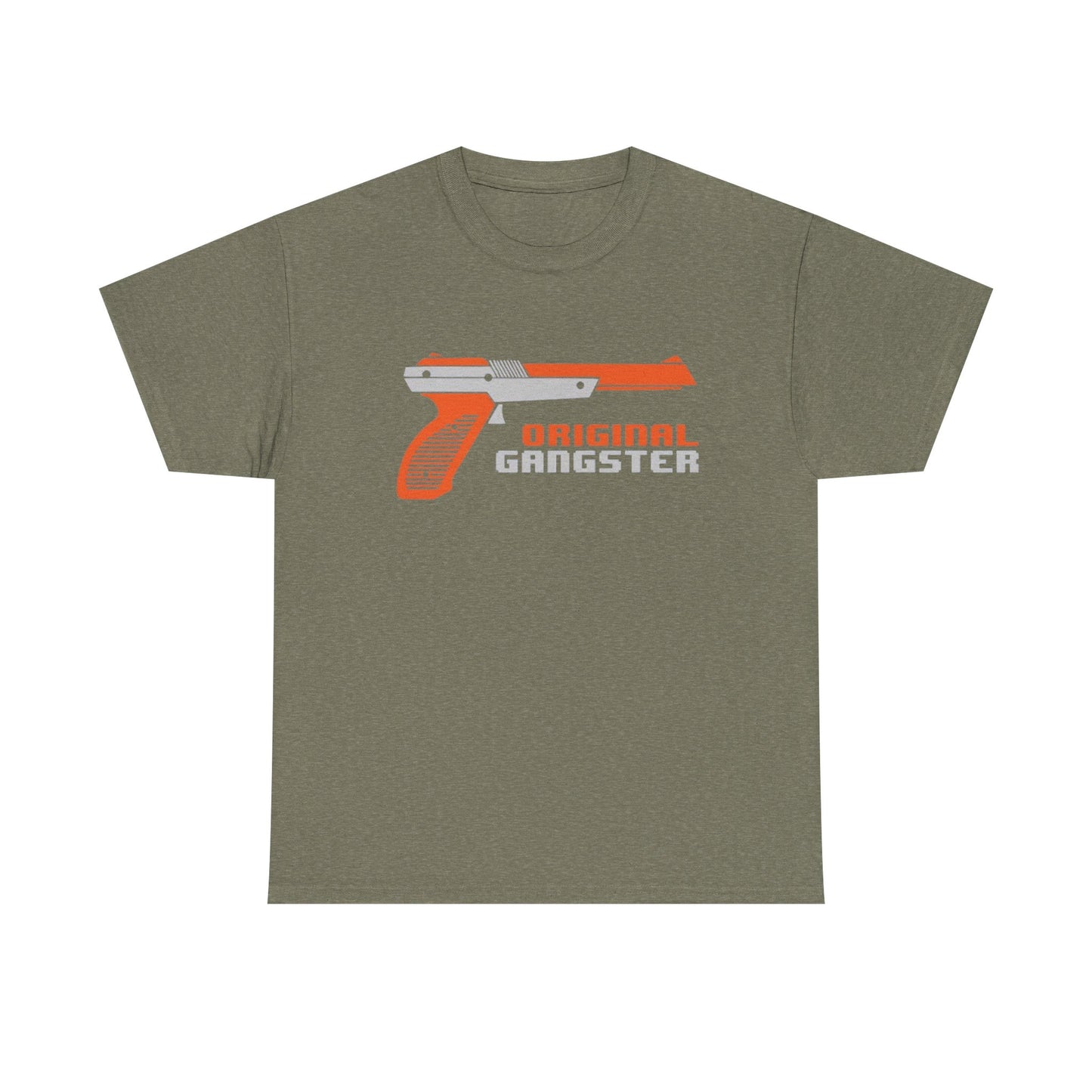 Original Gangster Graphic T Shirt Vintage Video Games Funny Unisex Heavy Cotton