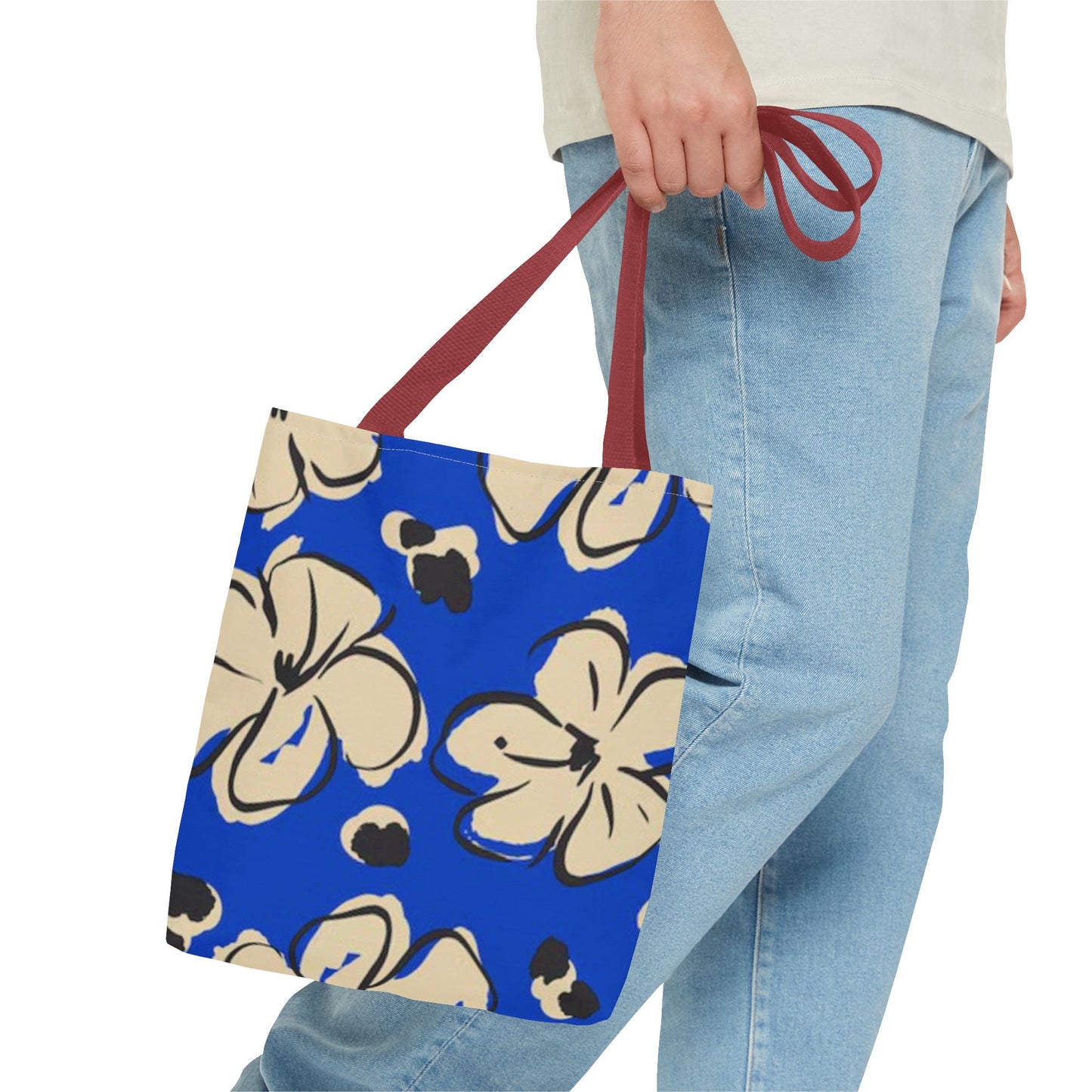 Caribbean Flowers All Over Print BRAND NEW Purse - Pocketbook - Travel Tote Bag