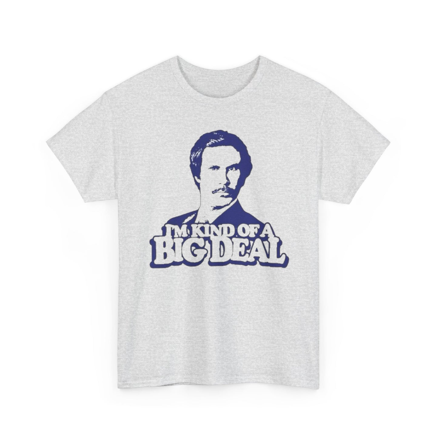 Ron Burgundy Funny Comedy Anchorman Graphic T Shirt Unisex Heavy Cotton Tee