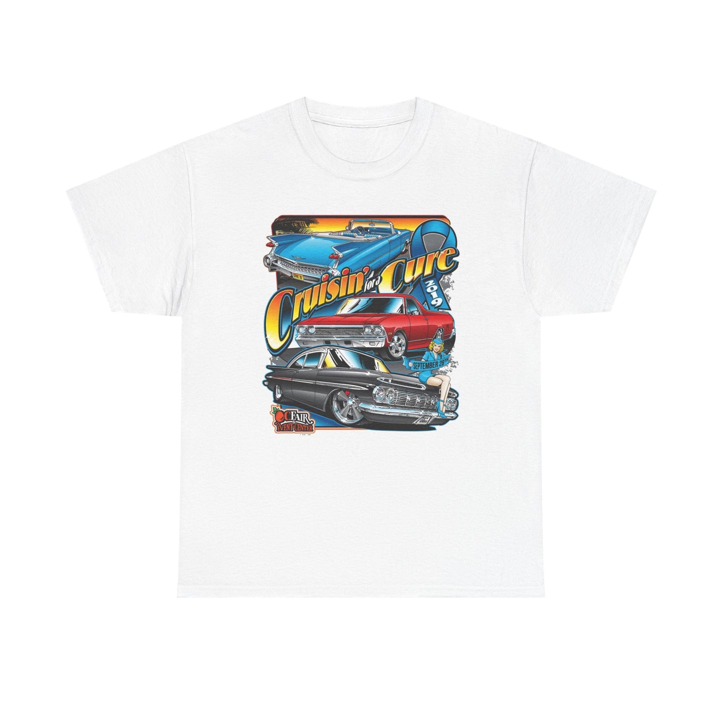 Retro Car Show Tee, Muscle Car Cruise Ins, Unisex T-Shirt for Car Enthusiasts 6