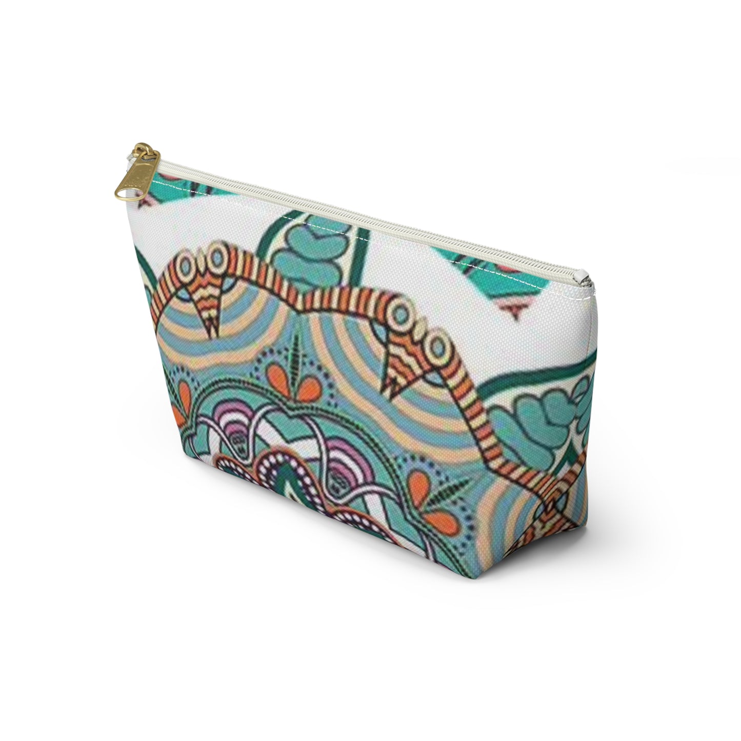 Morrocan All Over Print Travel Bag Multi Color Accessory Pouch w T-bottom 2