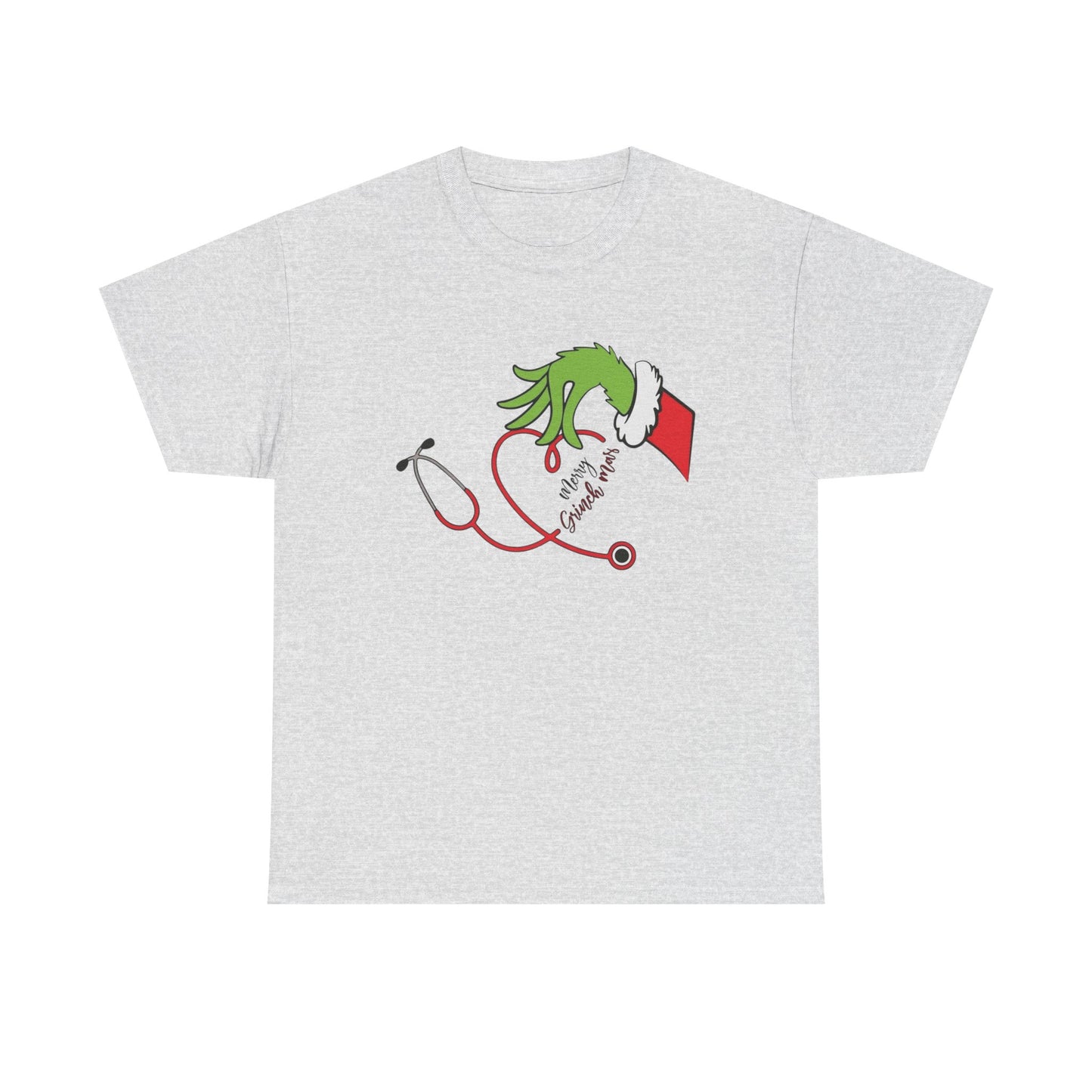 Grinch Doctor Nurse Graphic T Shirt NEW Unisex Heavy Cotton Tee