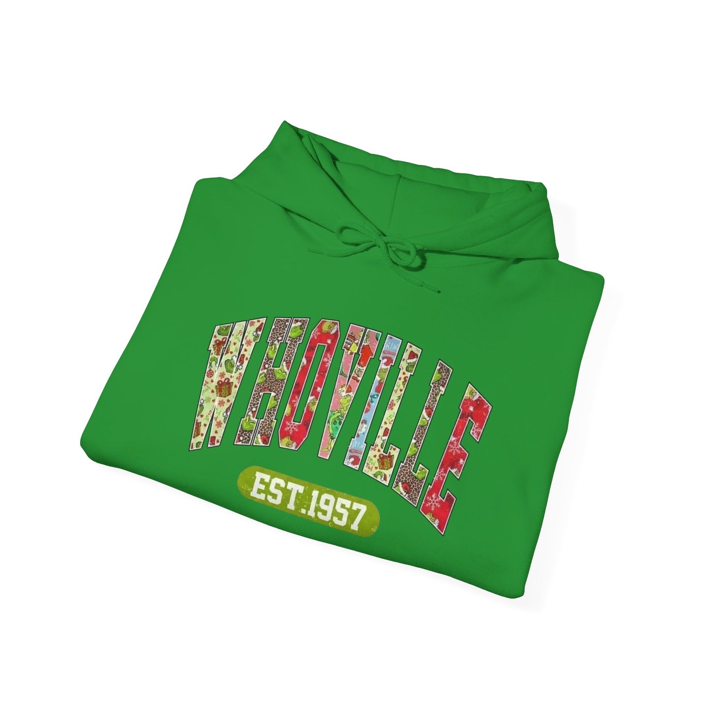 Whoville The Grinch Christmas Graphic Hoodie Heavy Blend™ Hooded Sweatshirt