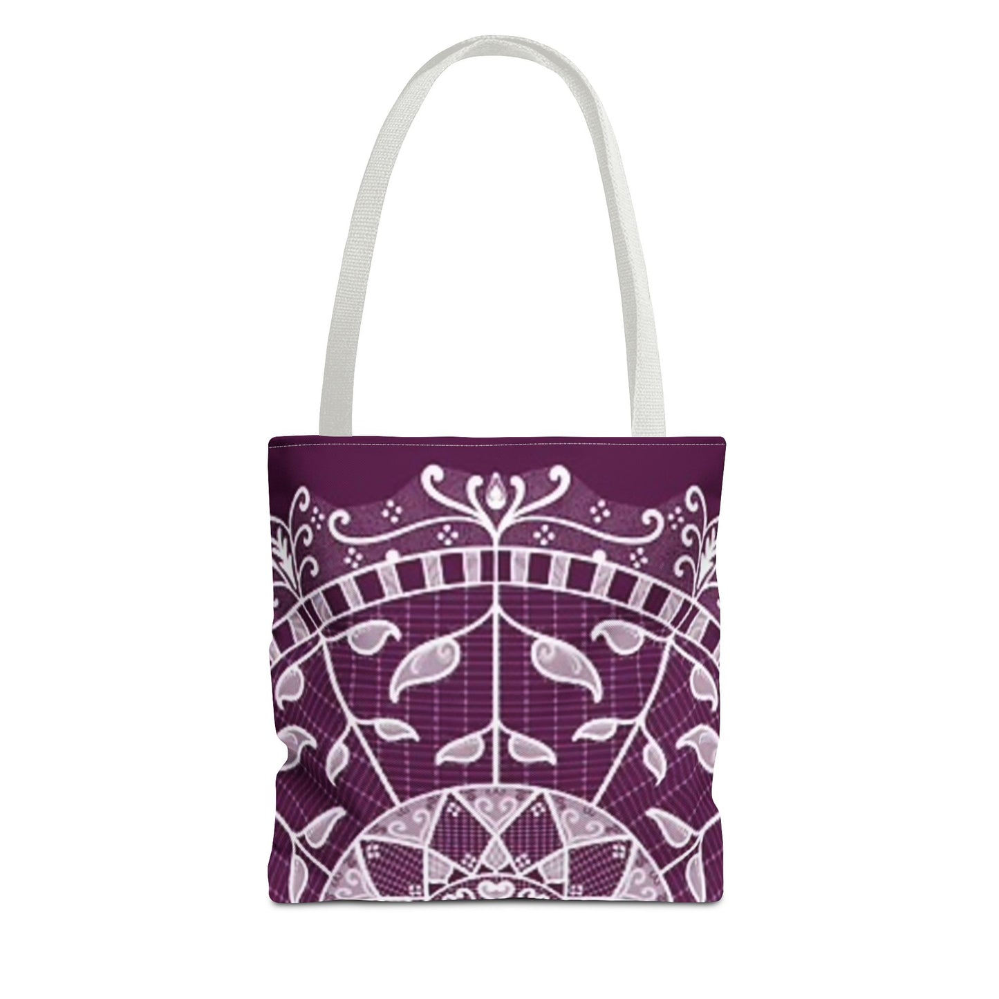 Purple And White Multi Color BRAND NEW MODERN Tote Bag (AOP)