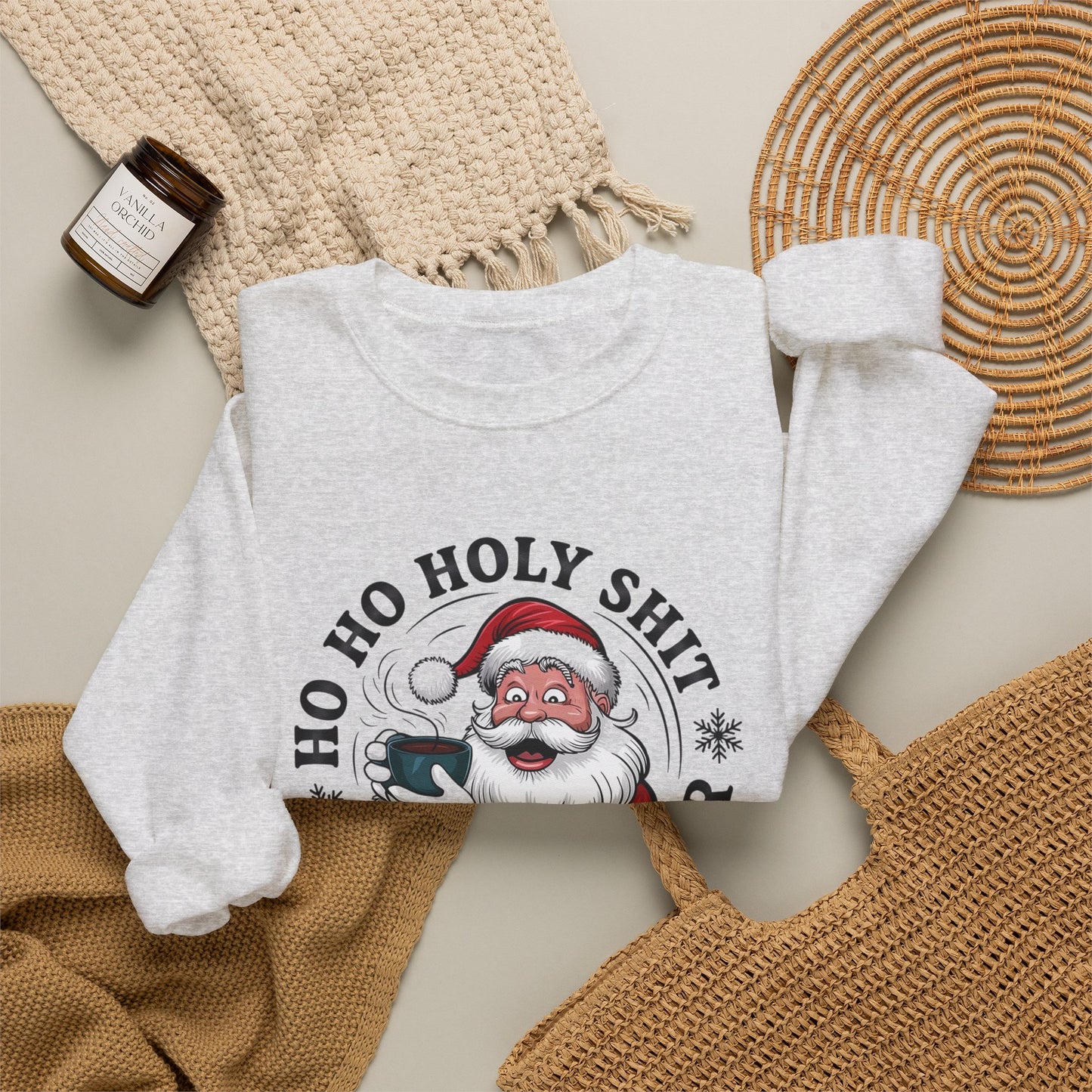 Funny Santa Christmas Sweater NEW Unisex Heavy Blend™ Crewneck Sweatshirt