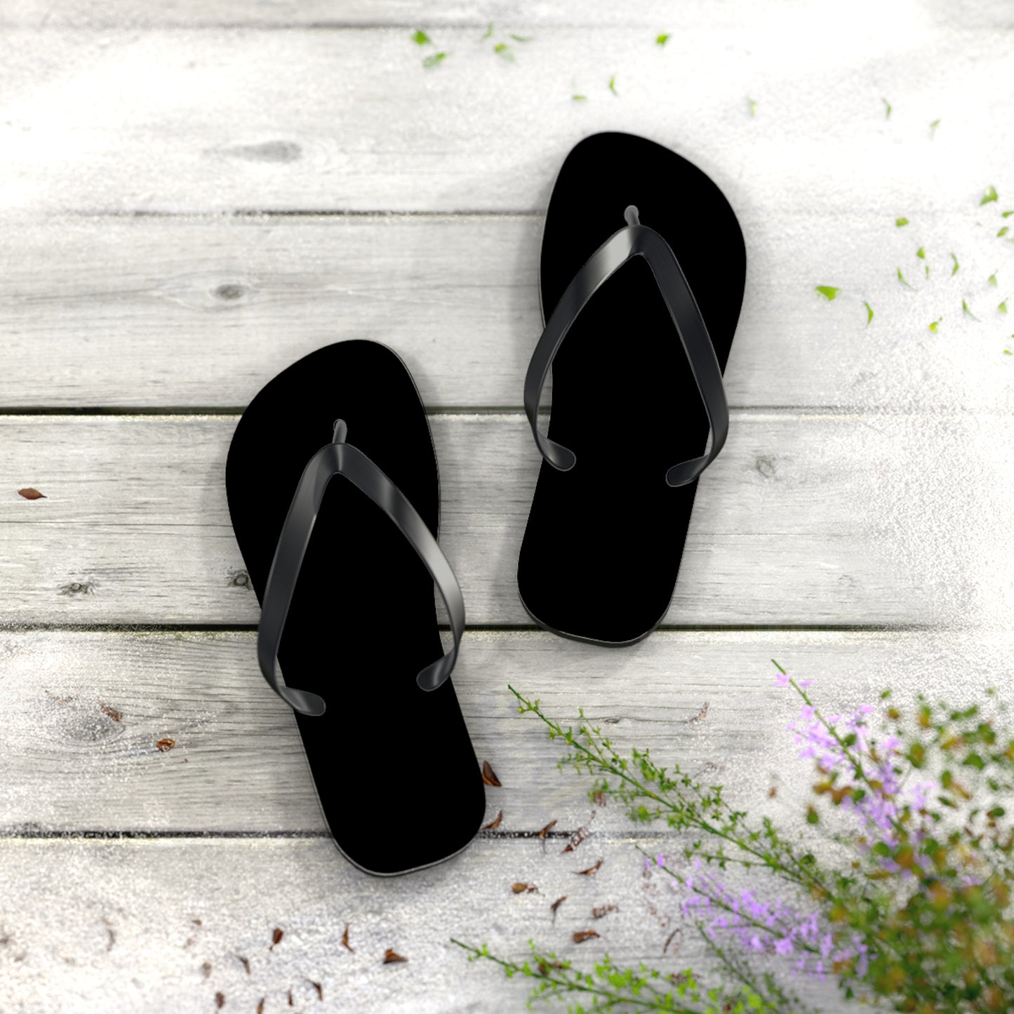 Black Flip Flops, Sandals Slides, Summer Footwear, Brand New