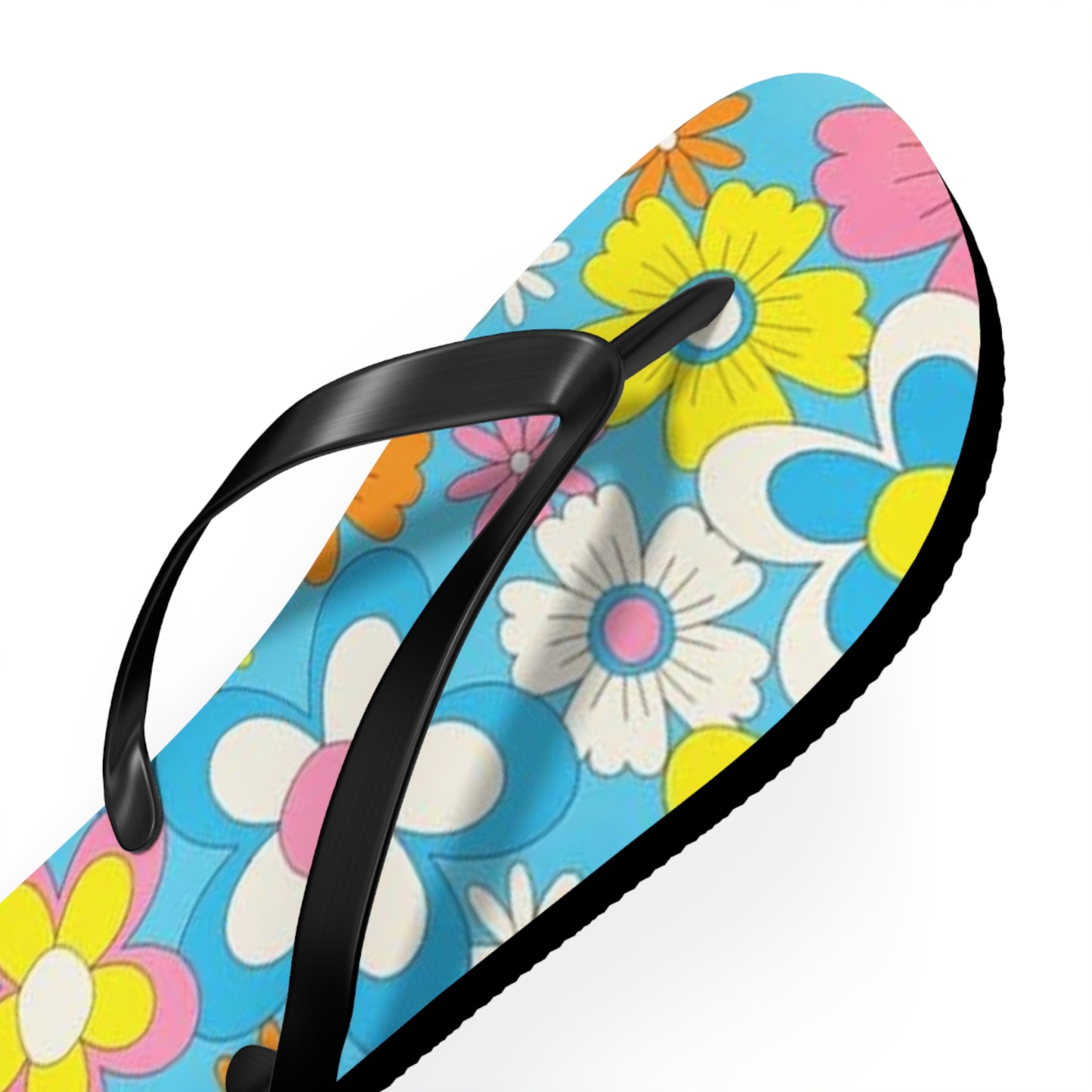Pastel Flowers Sandals Summer Flip Flops Slides BRAND NEW