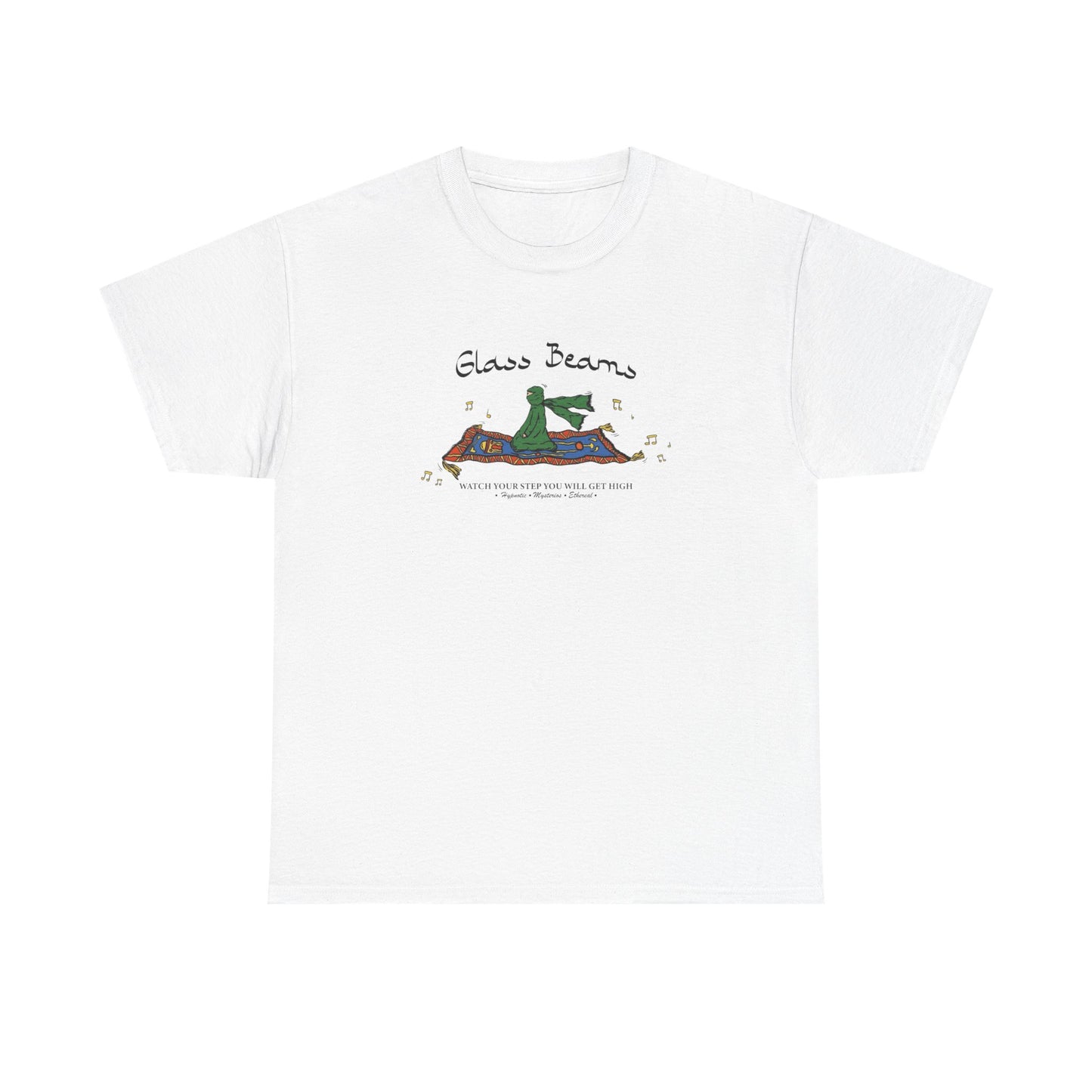 Glass Beams Vintage Graphic T-Shirt Unisex Heavy Cotton Tee