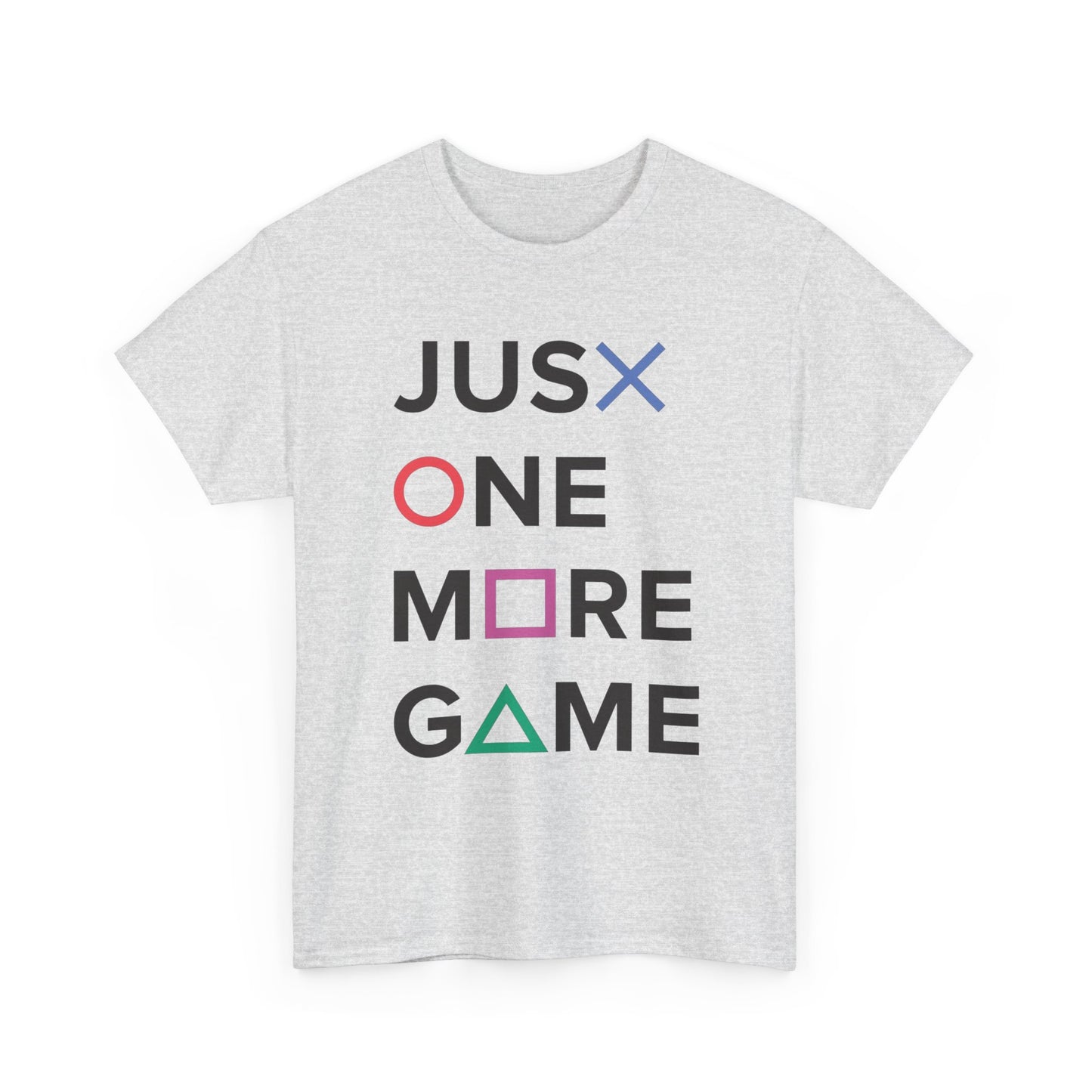 Just One More Game Retro Gaming Graphic T Shirt NEW GIFT Unisex Heavy Cotton Tee
