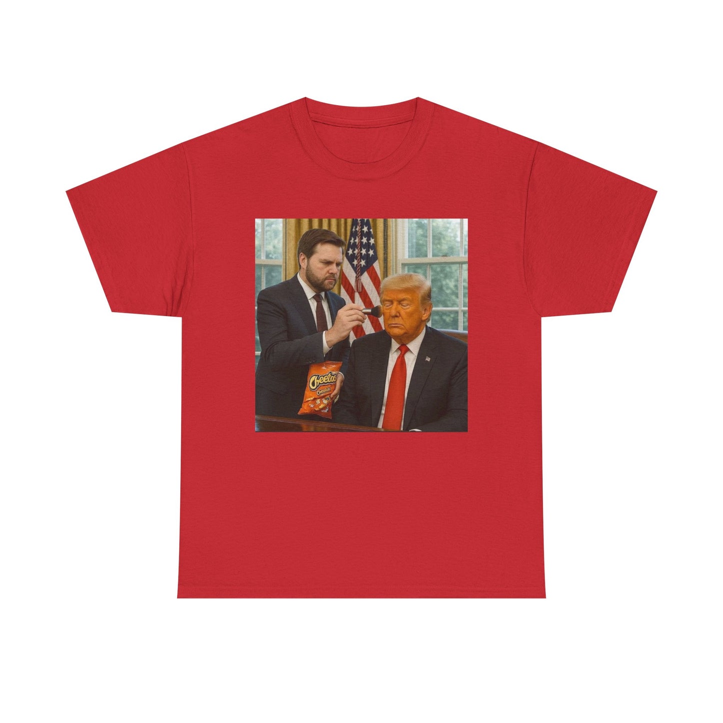 Cheetos Trump Funny Graphic T Shirt NEW Cotton Tee Gift
