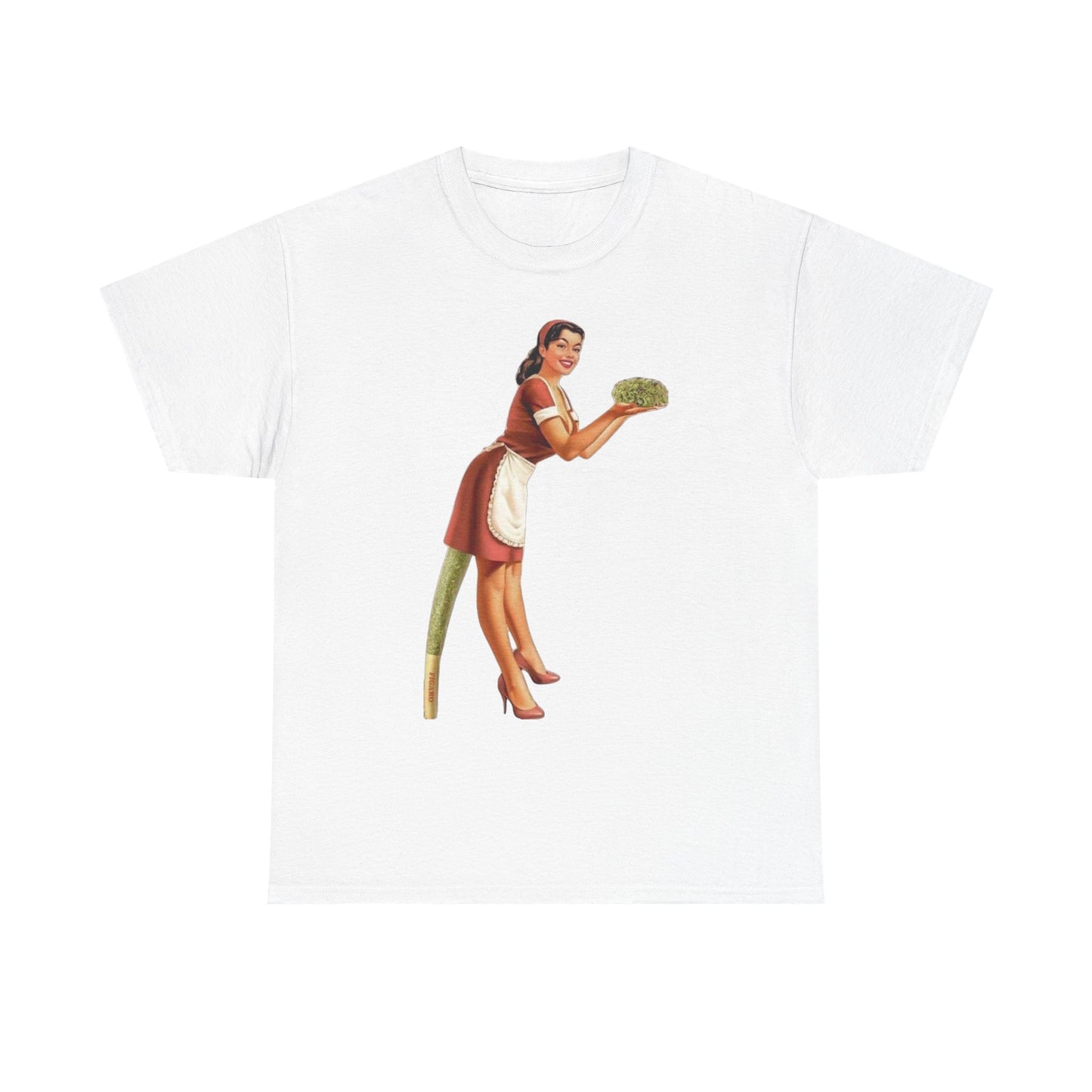 Baking Weed Pies Graphic T-Shirt Womens Comfy Cotton Tee NEW