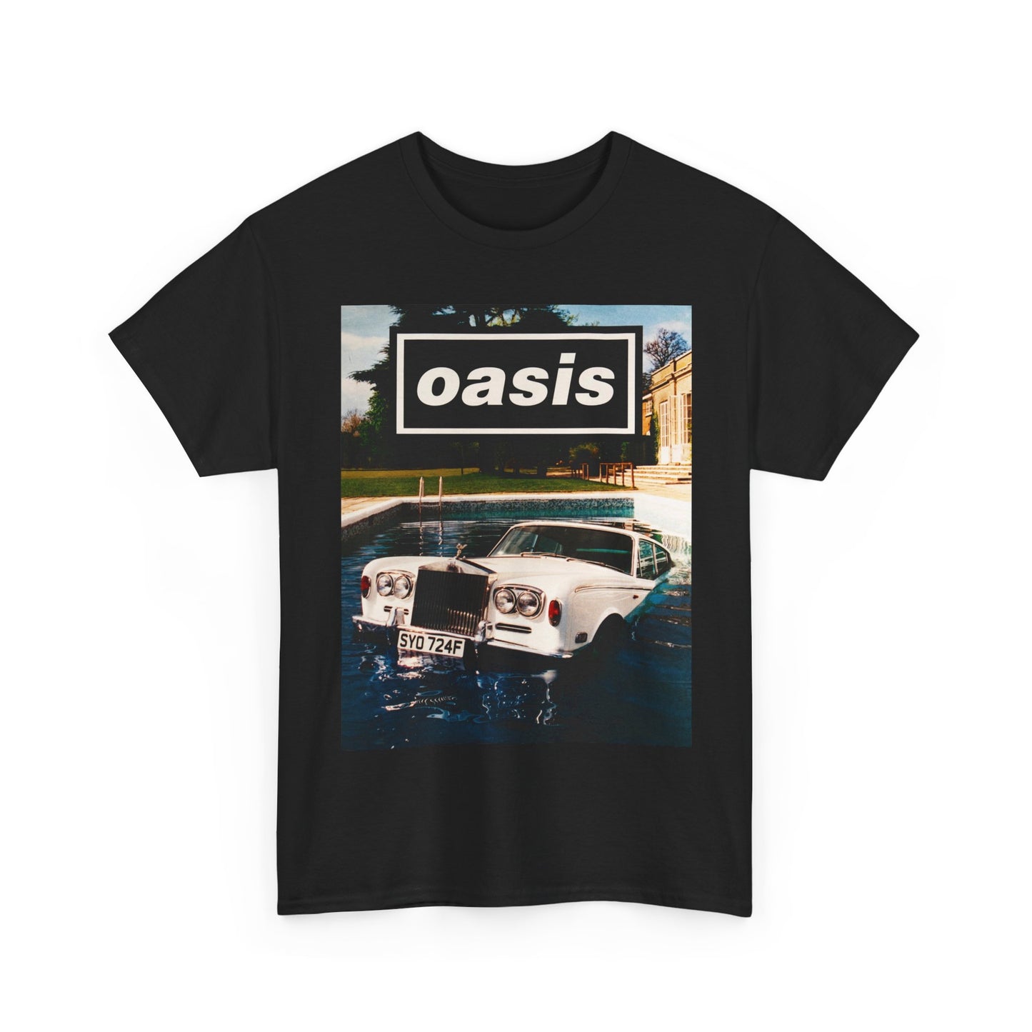 Oasis T Shirt Vintage Merch Album Cover Retro 90s Unisex Heavy Cotton Tee