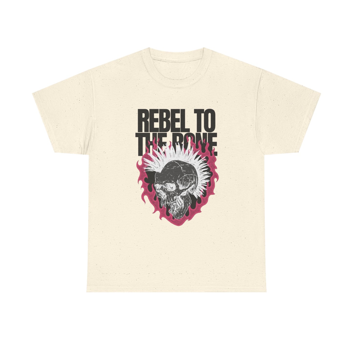 Rebel To The Bone Graphic T Shirt Unisex Heavy Cotton Tee