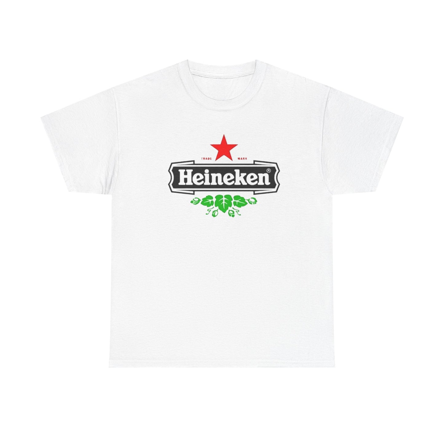 Heineken Graphic T Shirt Vintage Beer Logo Retro Unisex Heavy Cotton Tee