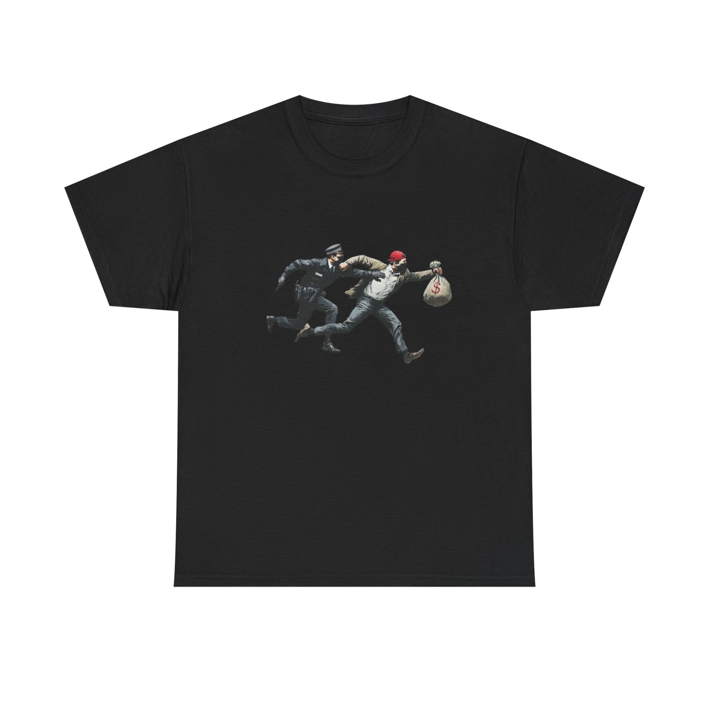 Cops And Robbers Graphic T Shirt NEW GIFT Unisex Heavy Cotton Tee
