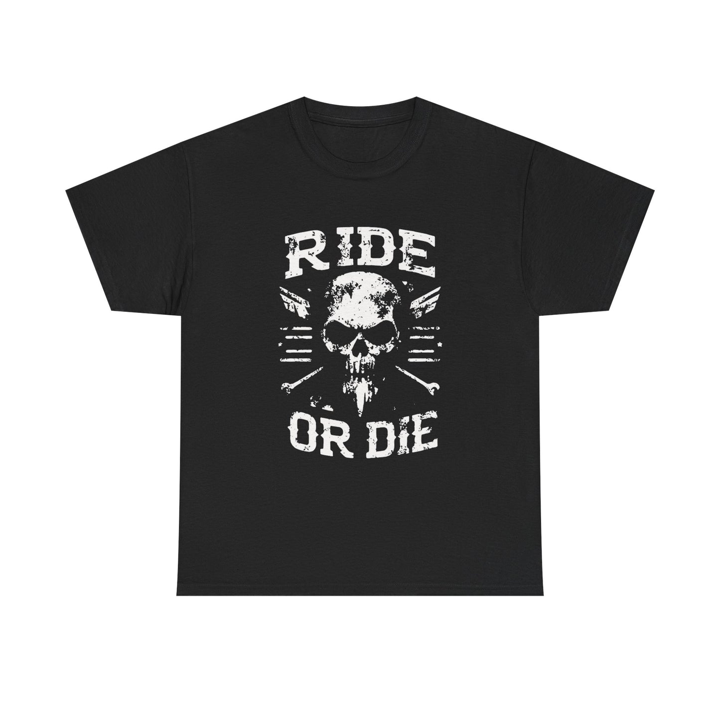 Ride Or Die Graphic T Shirt Unisex Heavy Cotton Tee